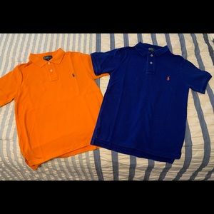 Boys size 8 Polo shirts.